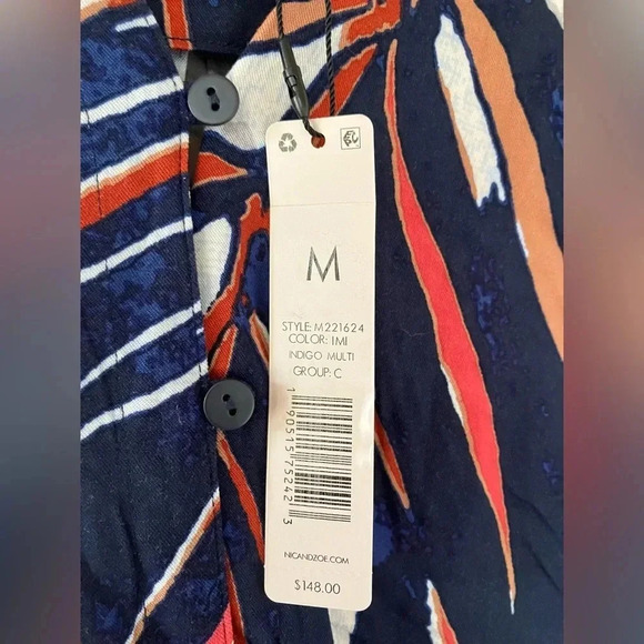 NWT NIC+ZOE Women's Seaside Shade Shirt - Picture 8 of 10